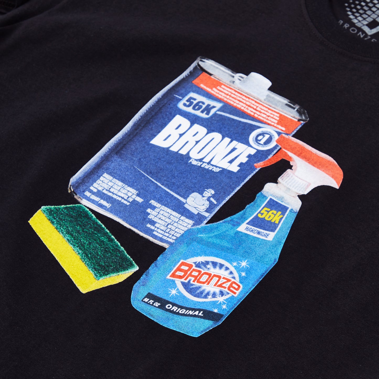 PAINT THINNER TEE BLACK