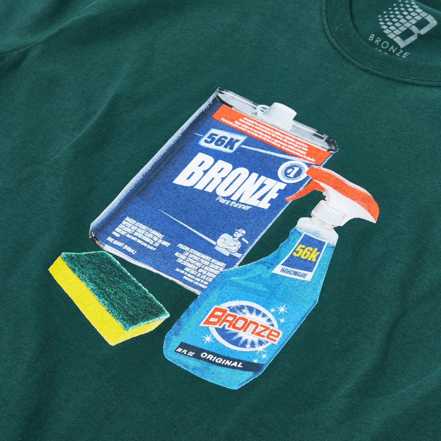 PAINT THINNER TEE DARK GREEN