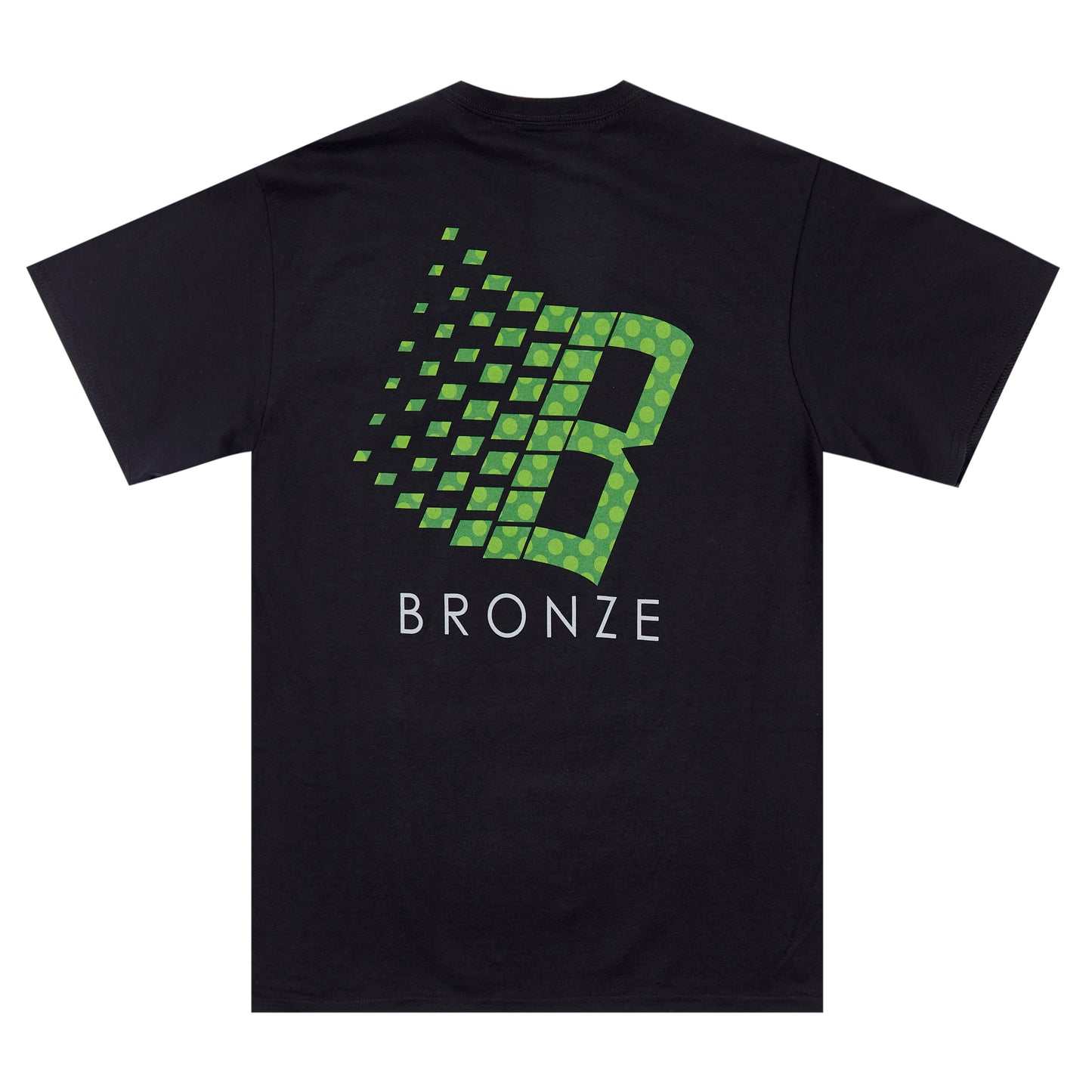 POLKA DOT LOGO TEE BLACK