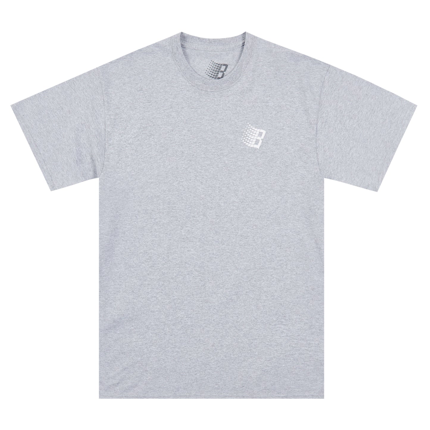 POLKA DOT LOGO TEE HEATHER GREY