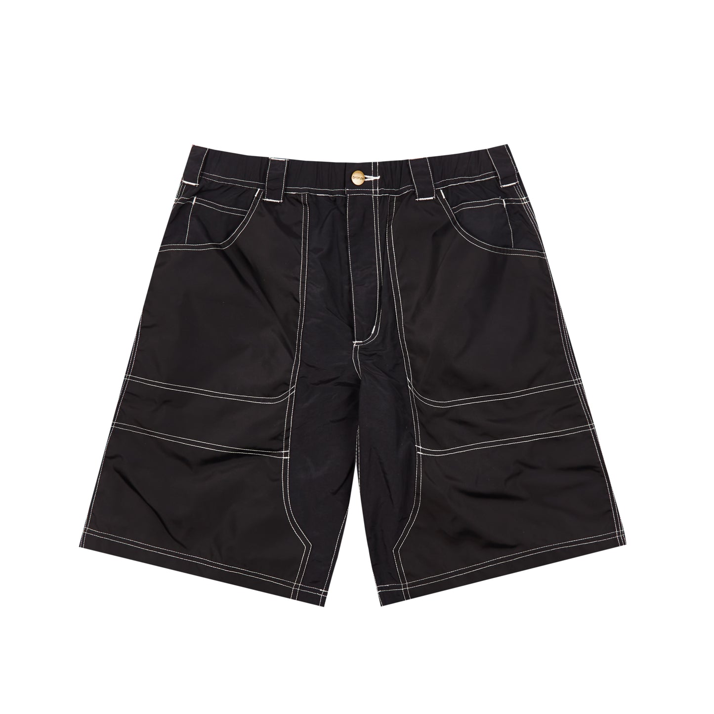 DOUBLE KNEE SHORTS BLACK