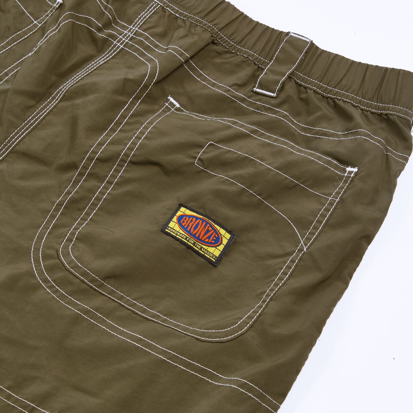 DOUBLE KNEE SHORTS OLIVE