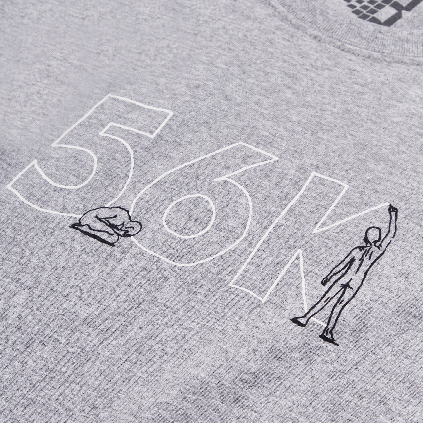 ETCH TEE HEATHER GREY