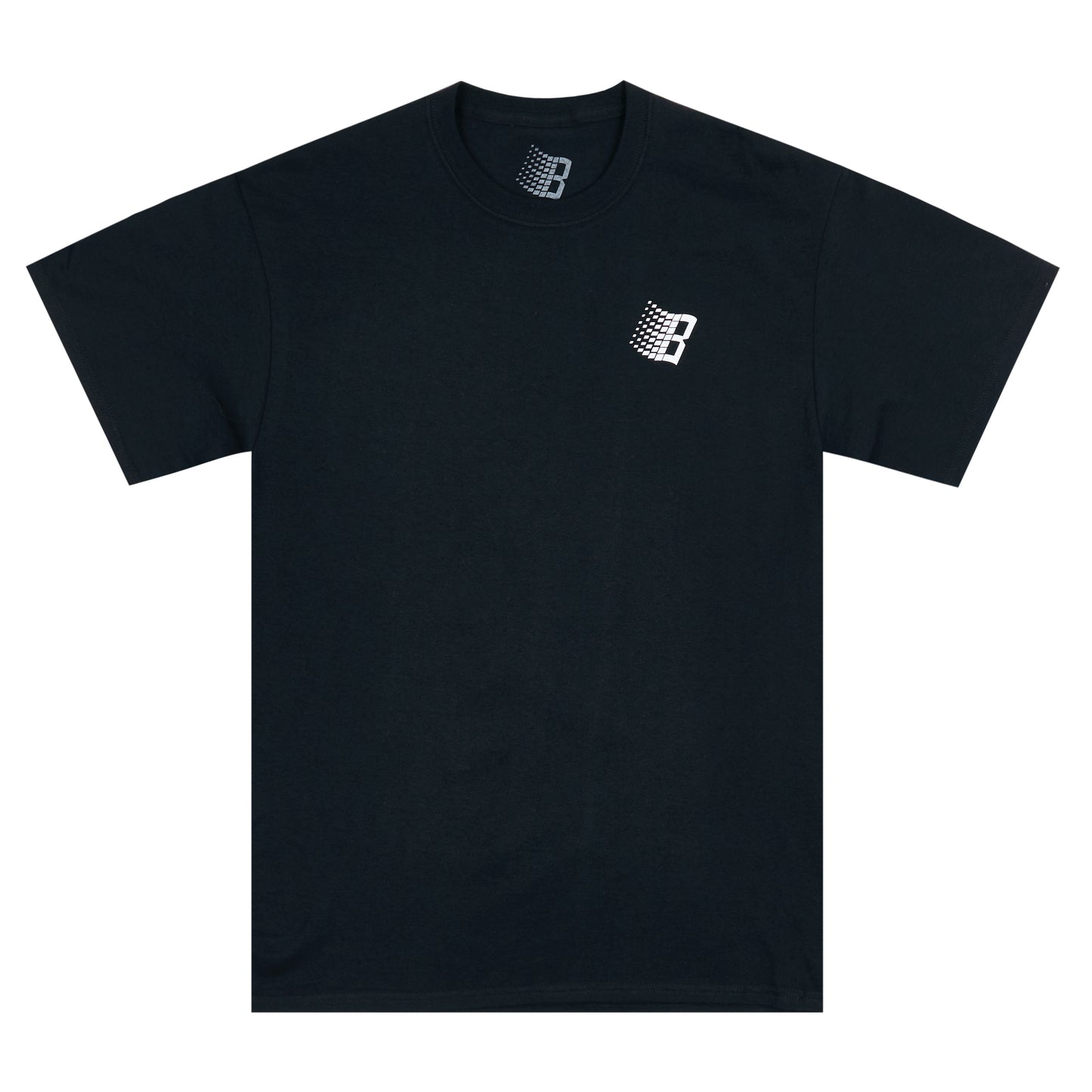 B LOGO TEE BLACK/WHITE/CREAM