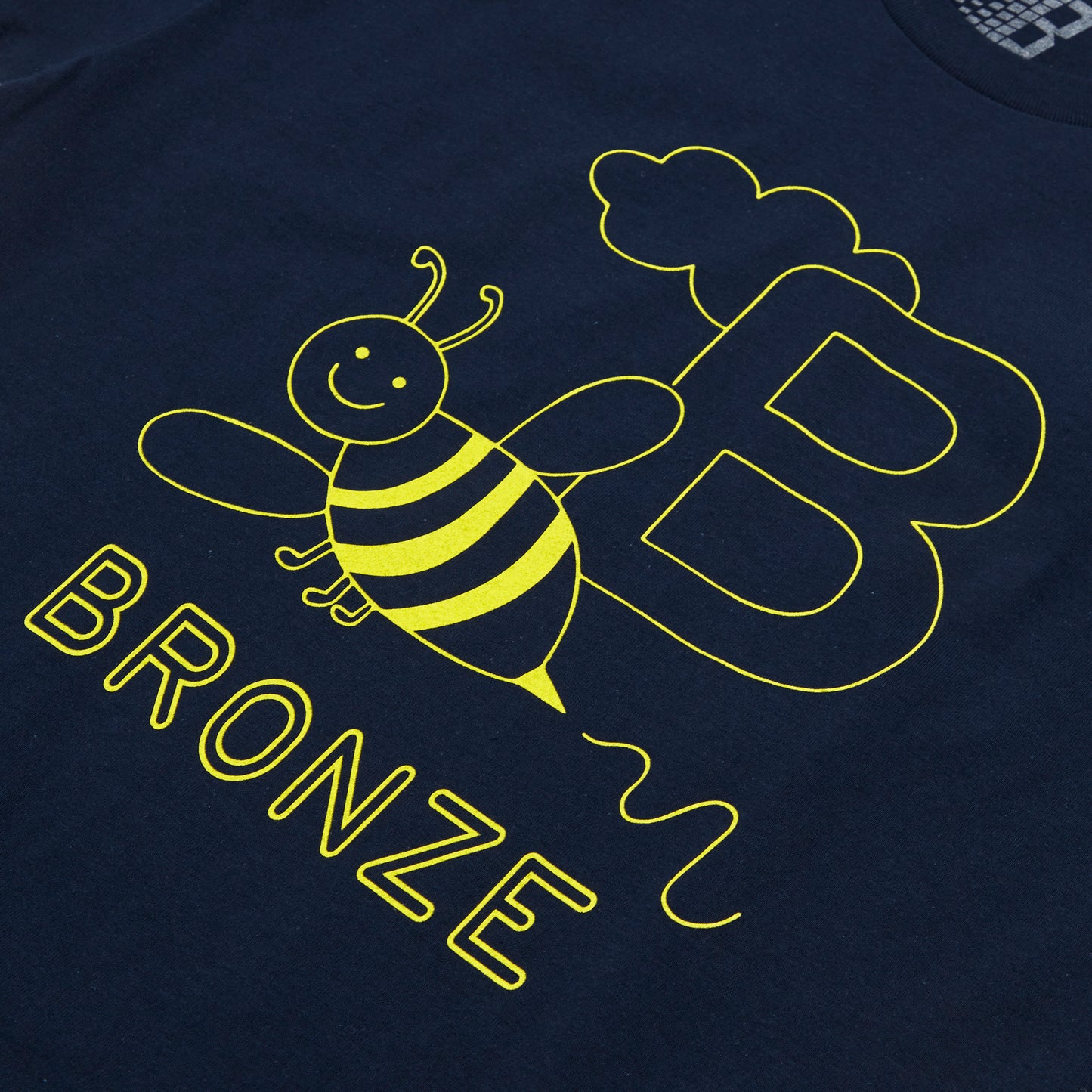 B IS FOR BRONZE TEE NAVY