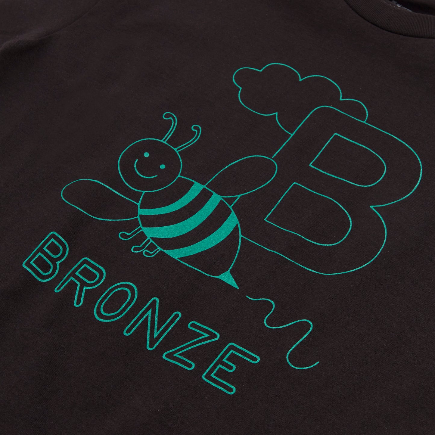 B IS FOR BRONZE TEE BLACK