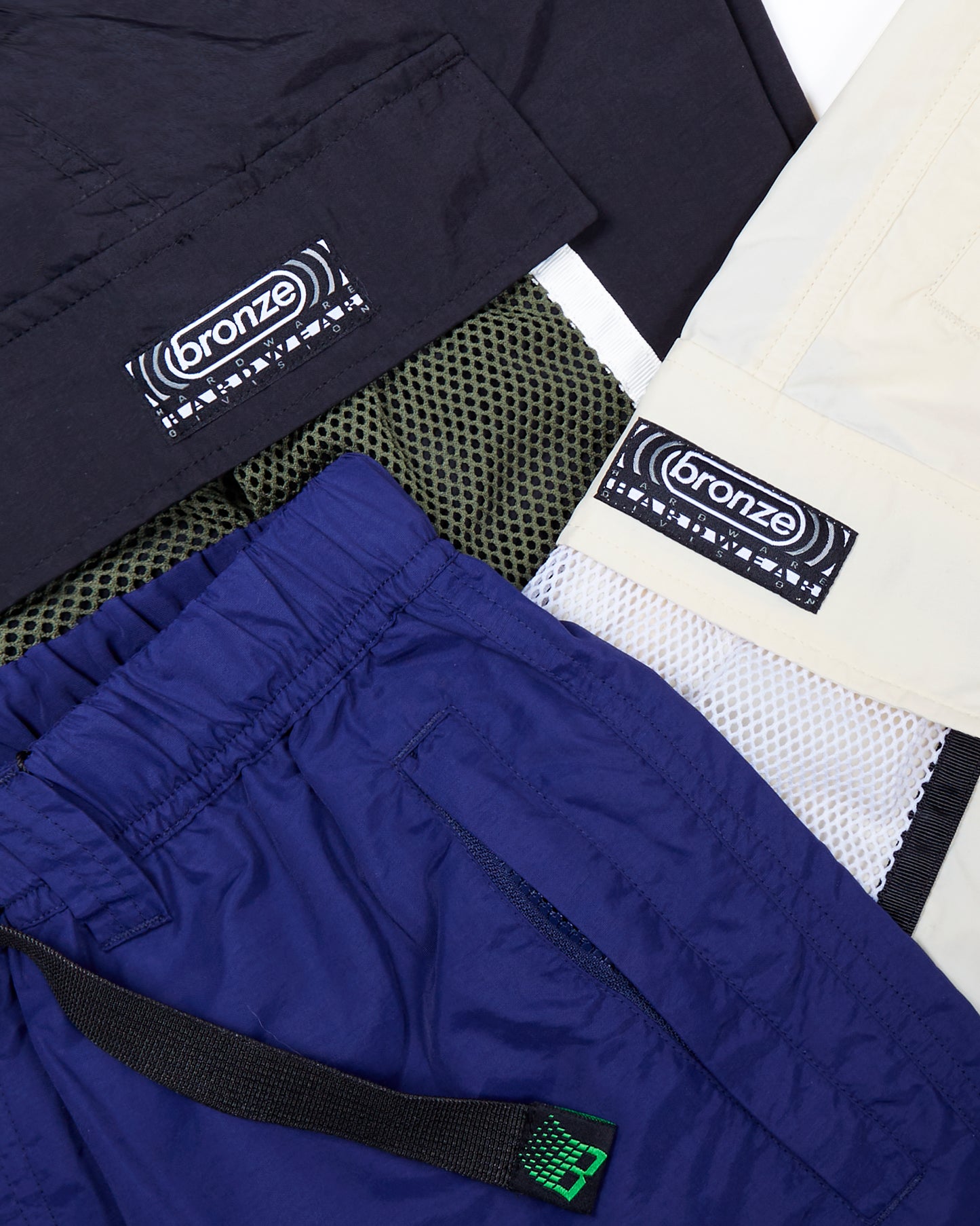 MESH CARGO SHORTS NAVY