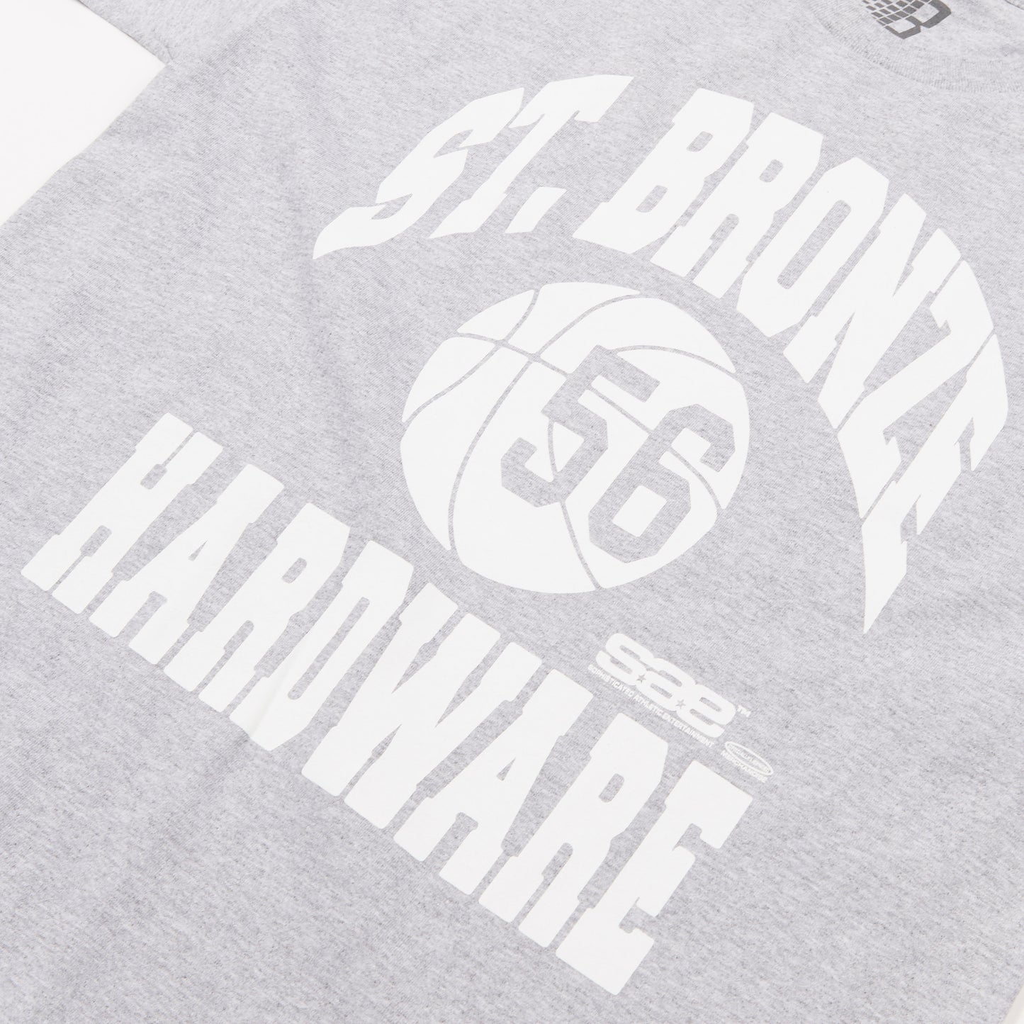 ST. BRONZE TEE HEATHER GREY