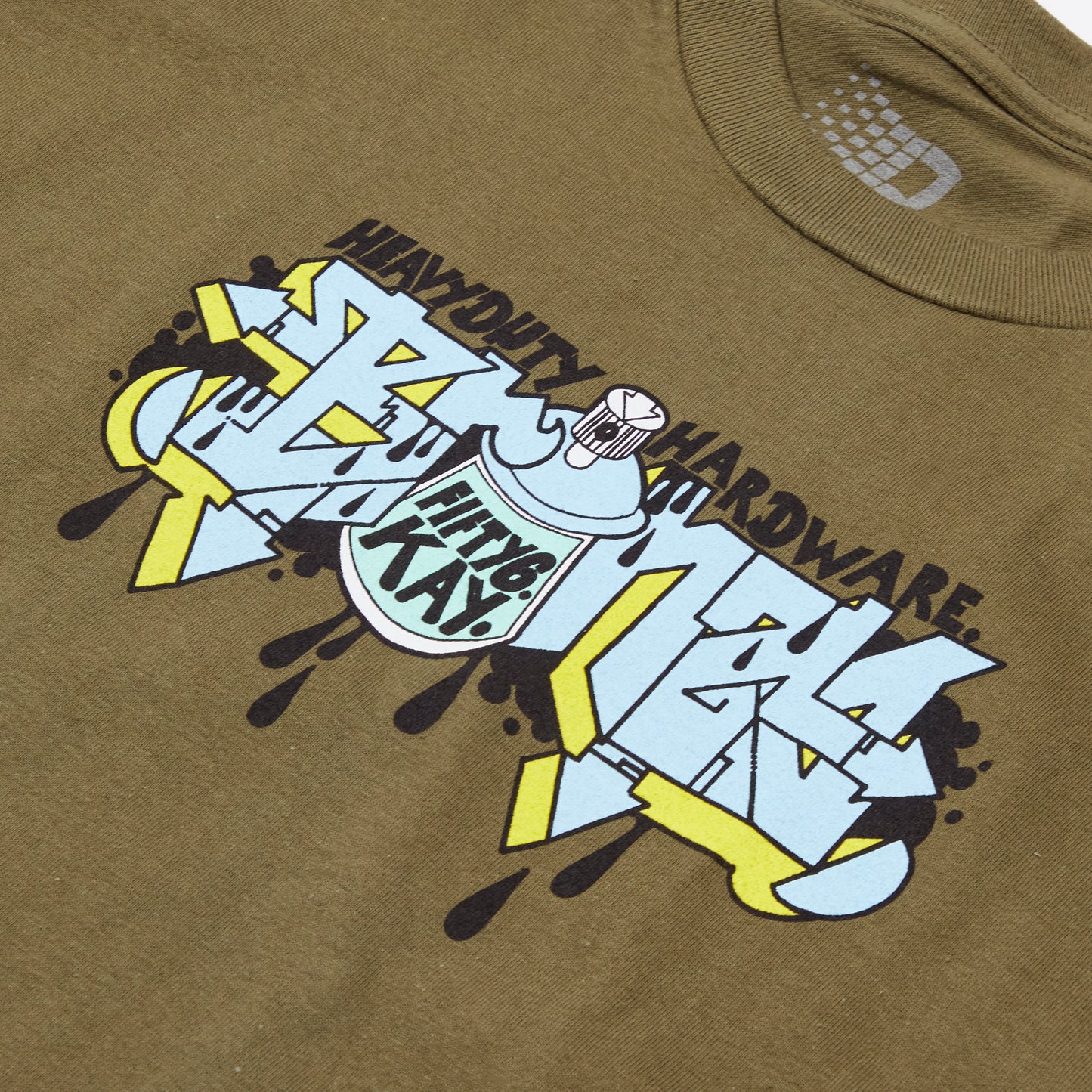 HEAVY DUTY TEE MILITARY GREEN