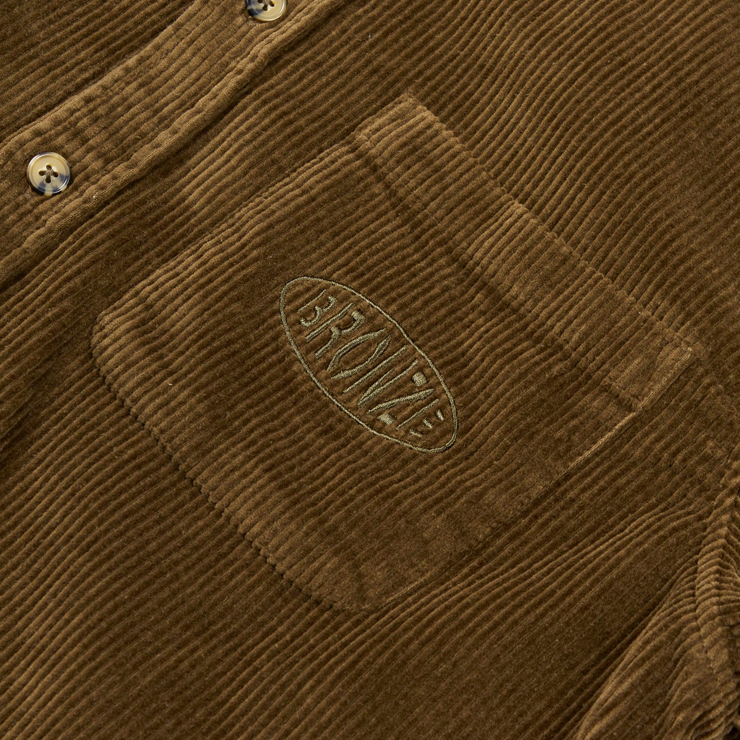 CORDUROY BUTTON UP JACKET OLIVE