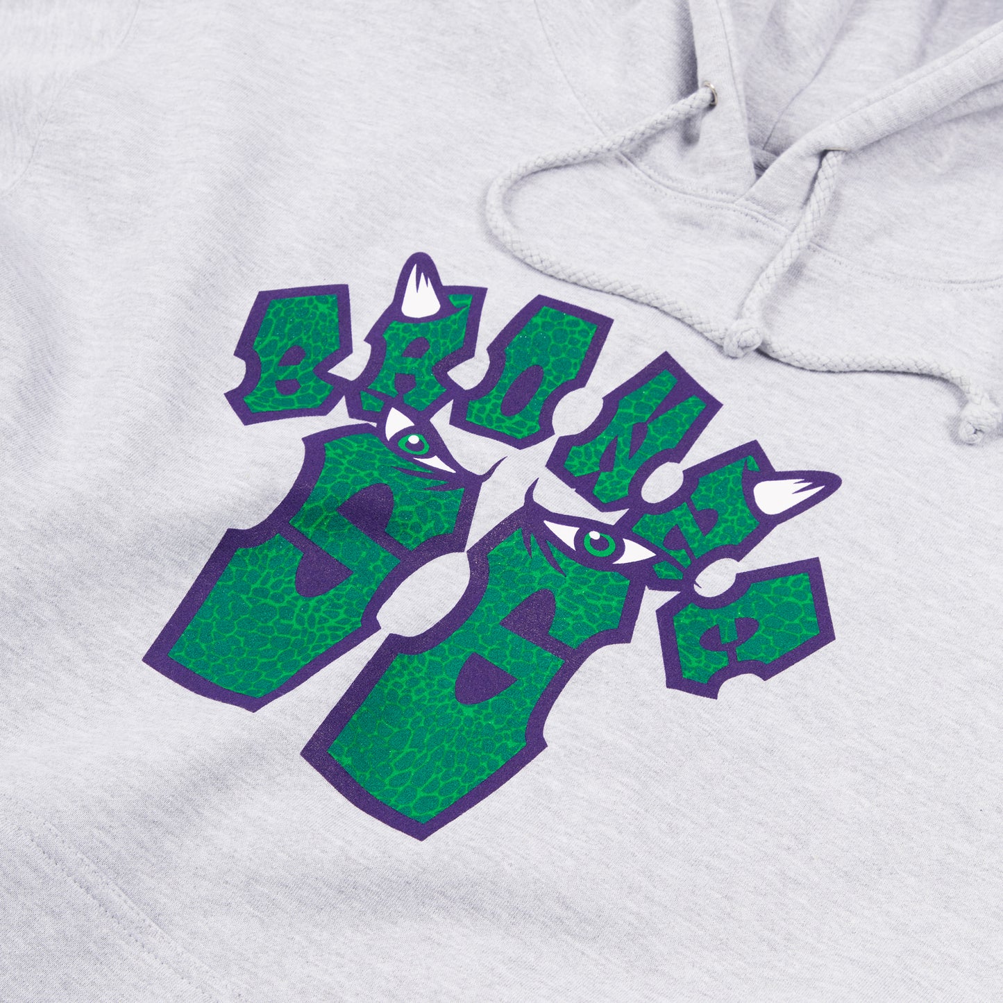 BULLSEYE HOODY HEATHER GREY