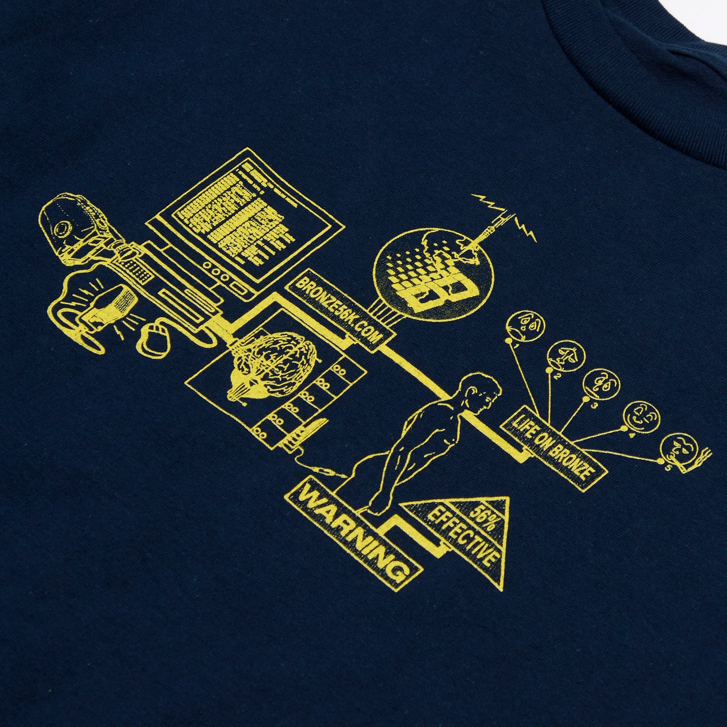 LOCKED IN TEE NAVY