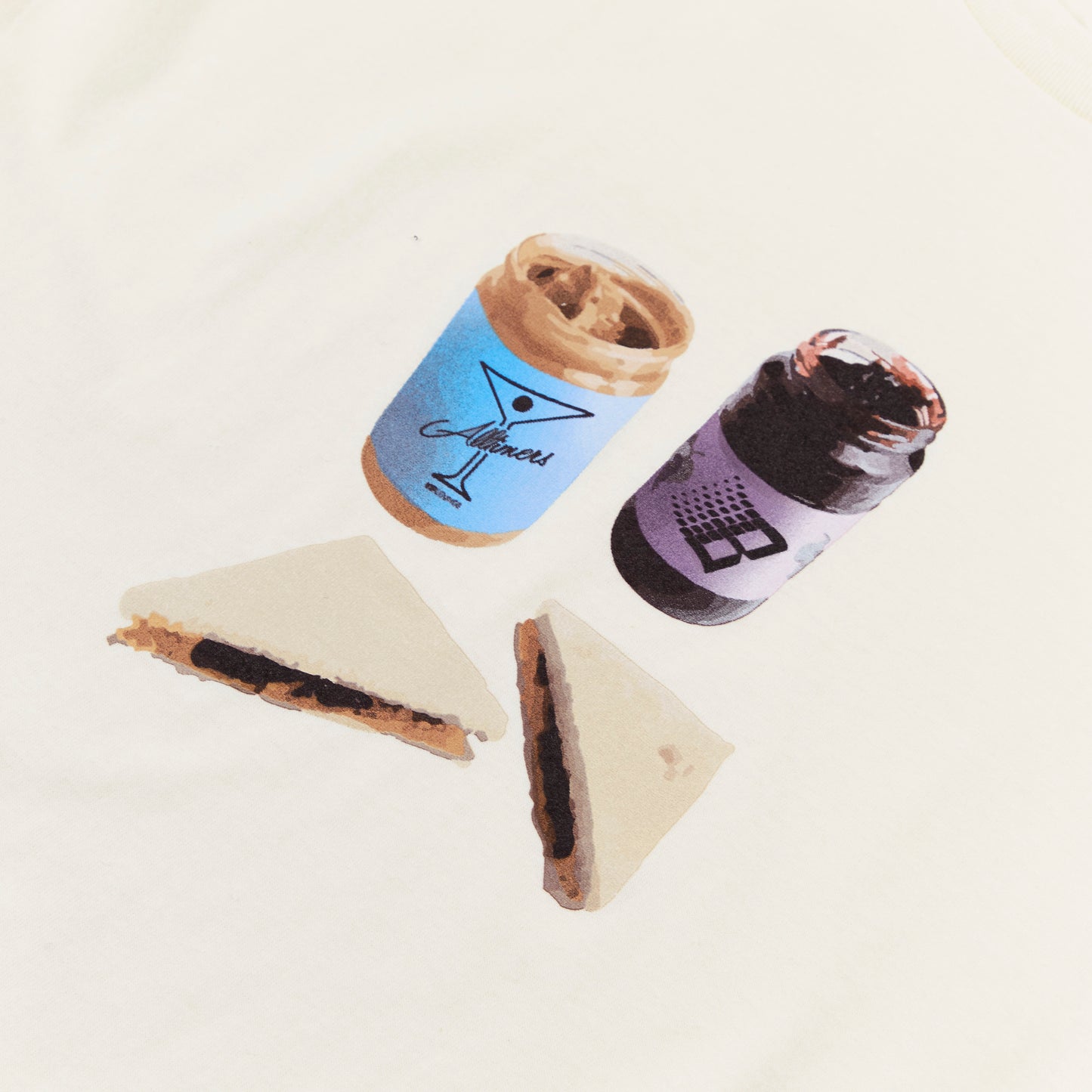 PB & J TEE NATURAL
