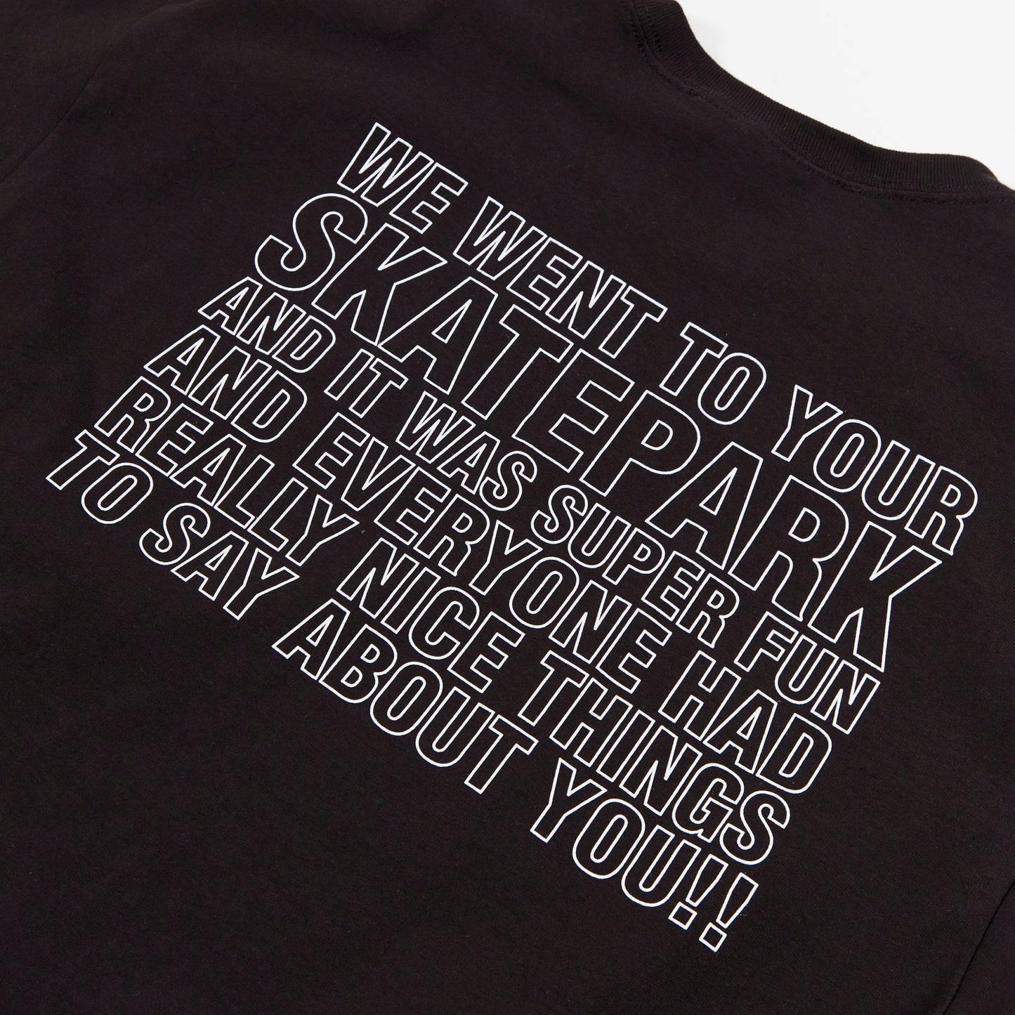 SKATEPARK TEE BLACK