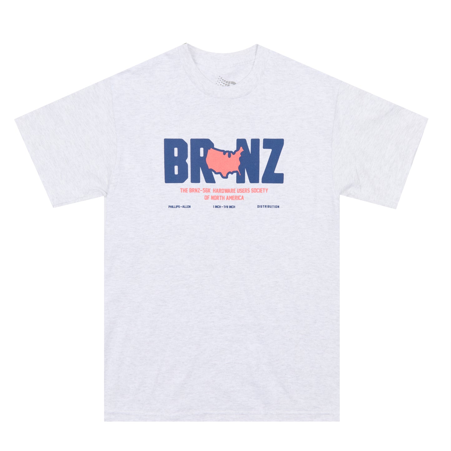 BRNZ TEE HEATHER GREY