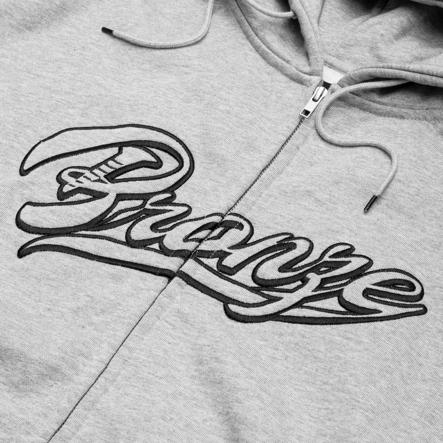 SPORTS ZIP HOODY GREY