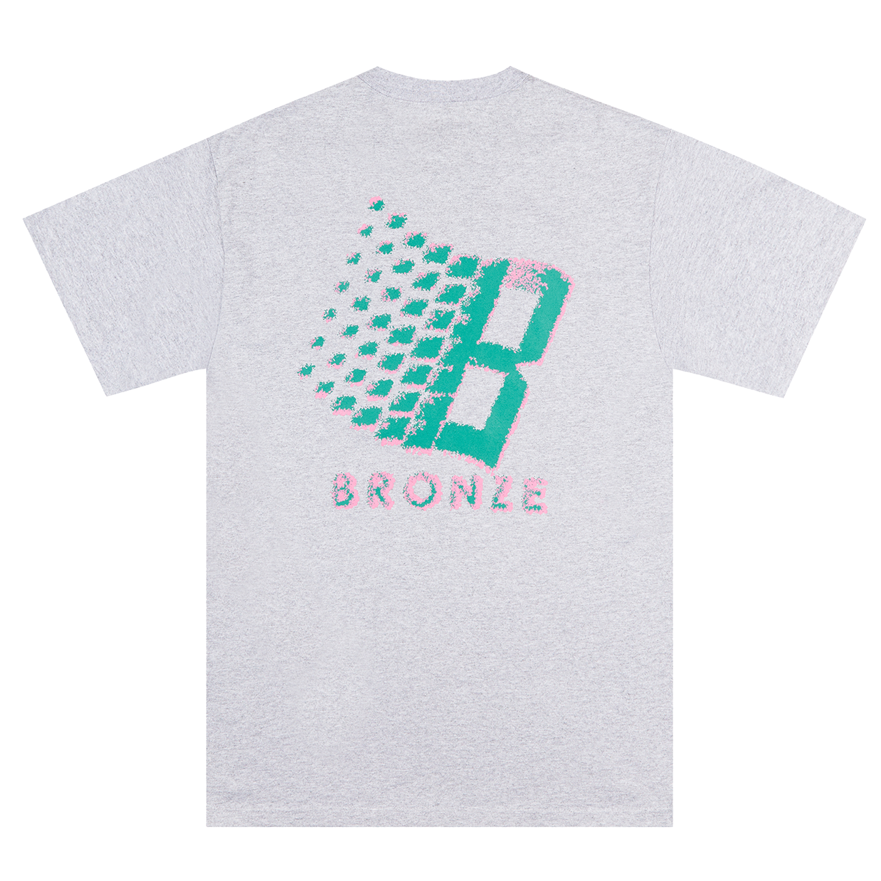 STREAKER LOGO TEE HEATHER GREY