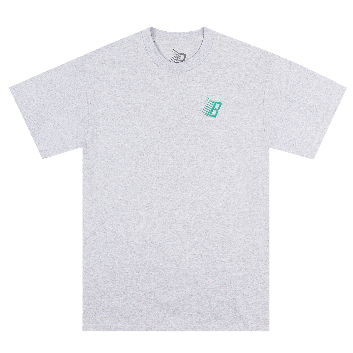 STREAKER LOGO TEE HEATHER GREY