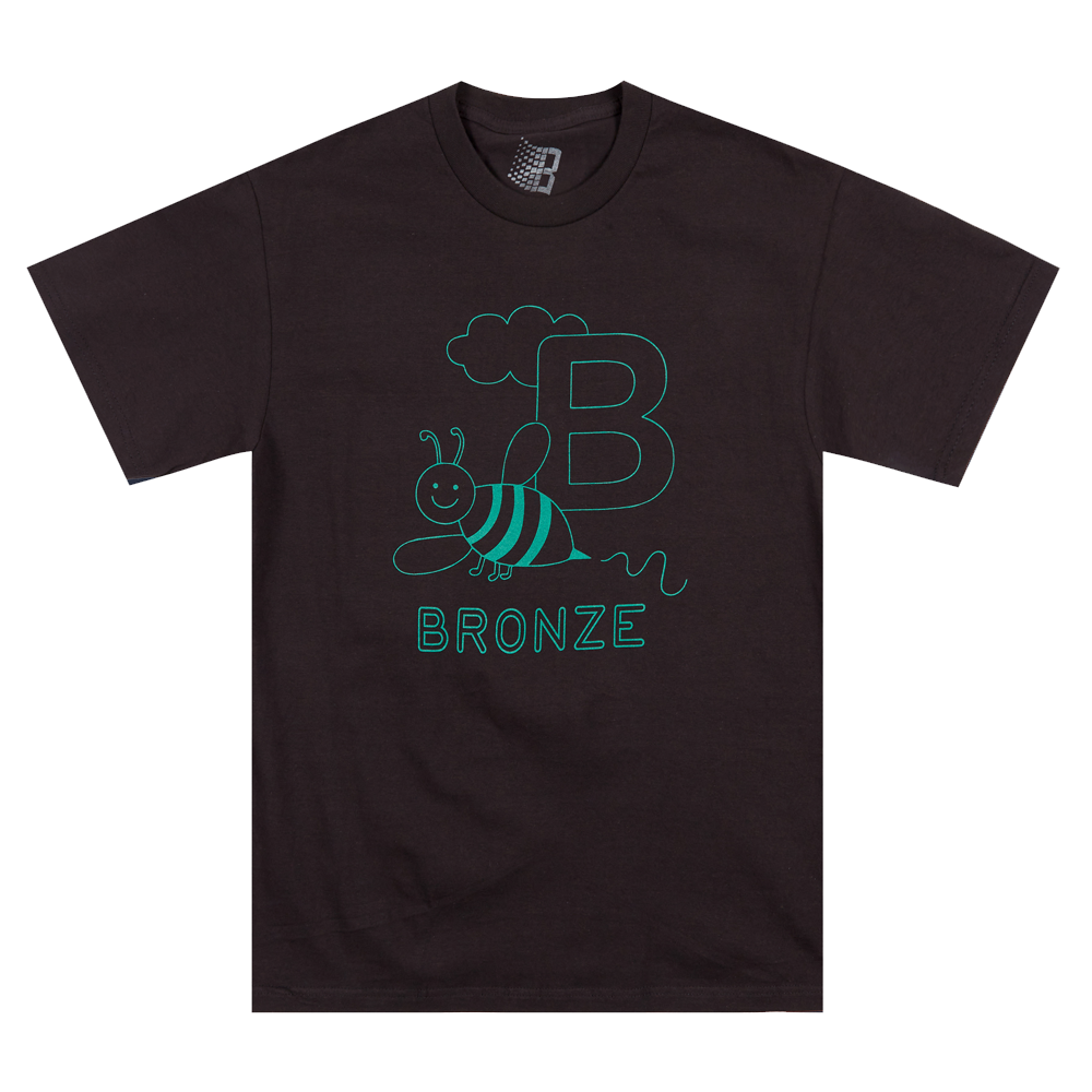 B IS FOR BRONZE TEE BLACK