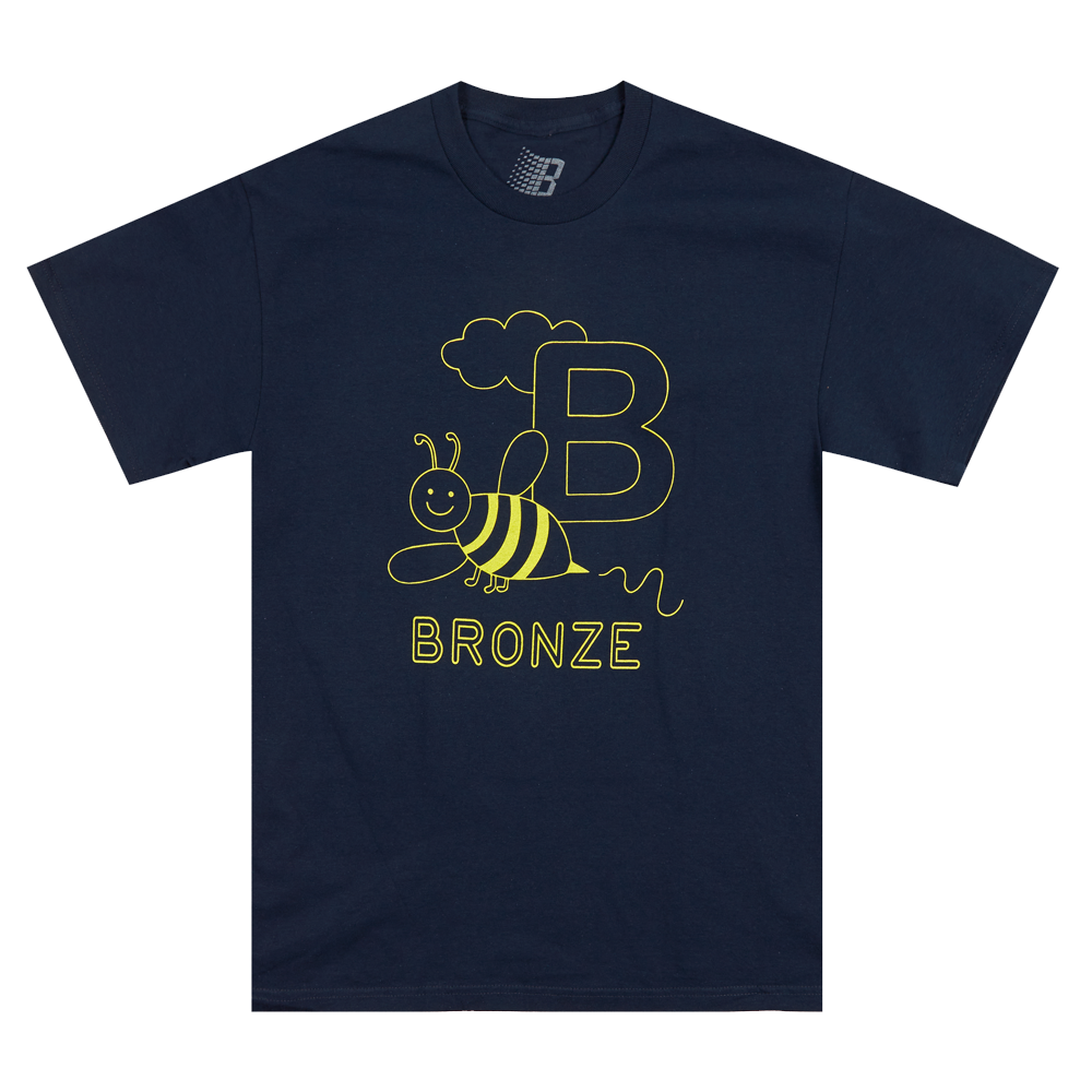 B IS FOR BRONZE TEE NAVY