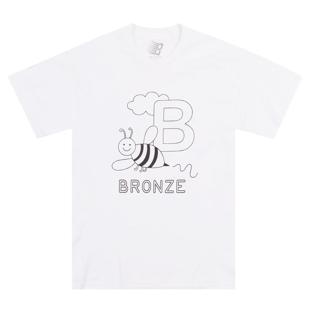 B IS FOR BRONZE TEE WHITE