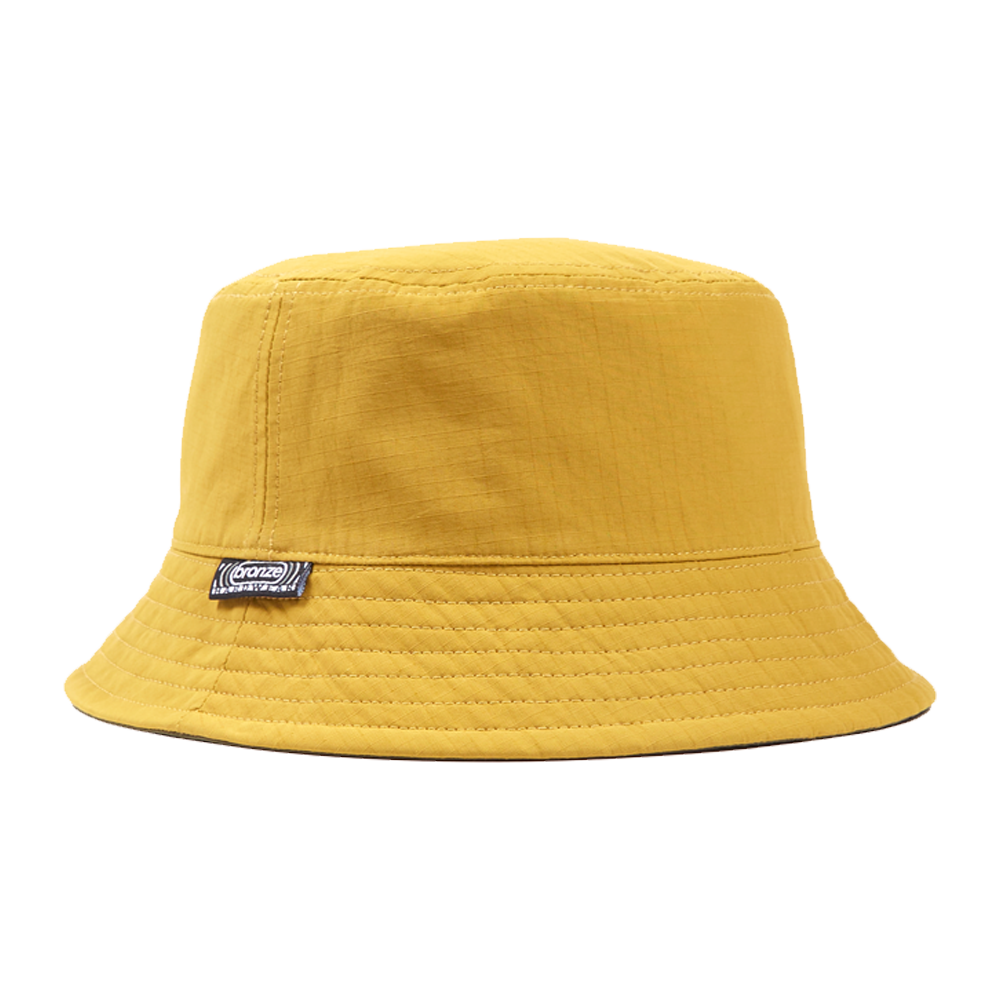 REVERSIBLE BUCKET HAT OLIVE/MUSTARD