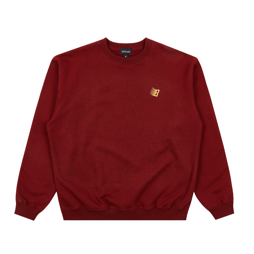 LOGO CREWNECK BURGUNDY