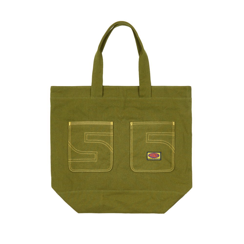 56 CANVAS EXTRA LARGE TOTE BAG OLIVE