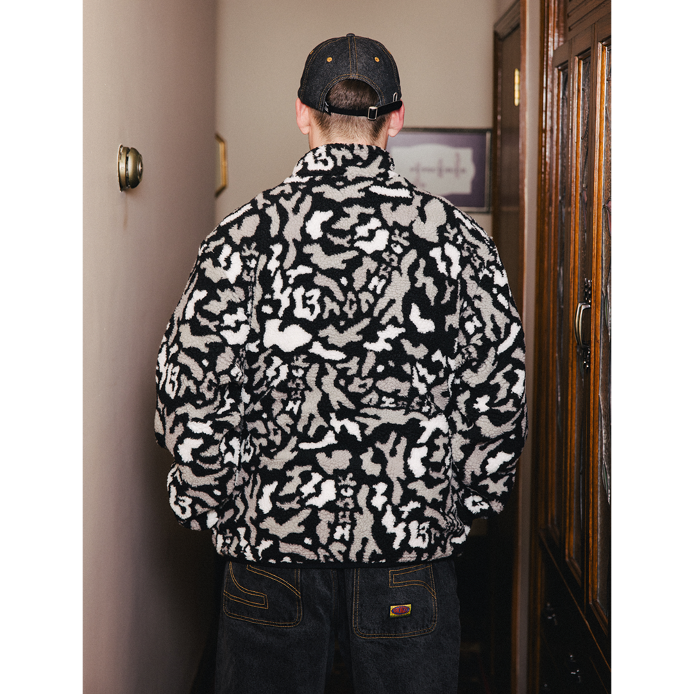 CAMO FLEECE JACKET SNOW