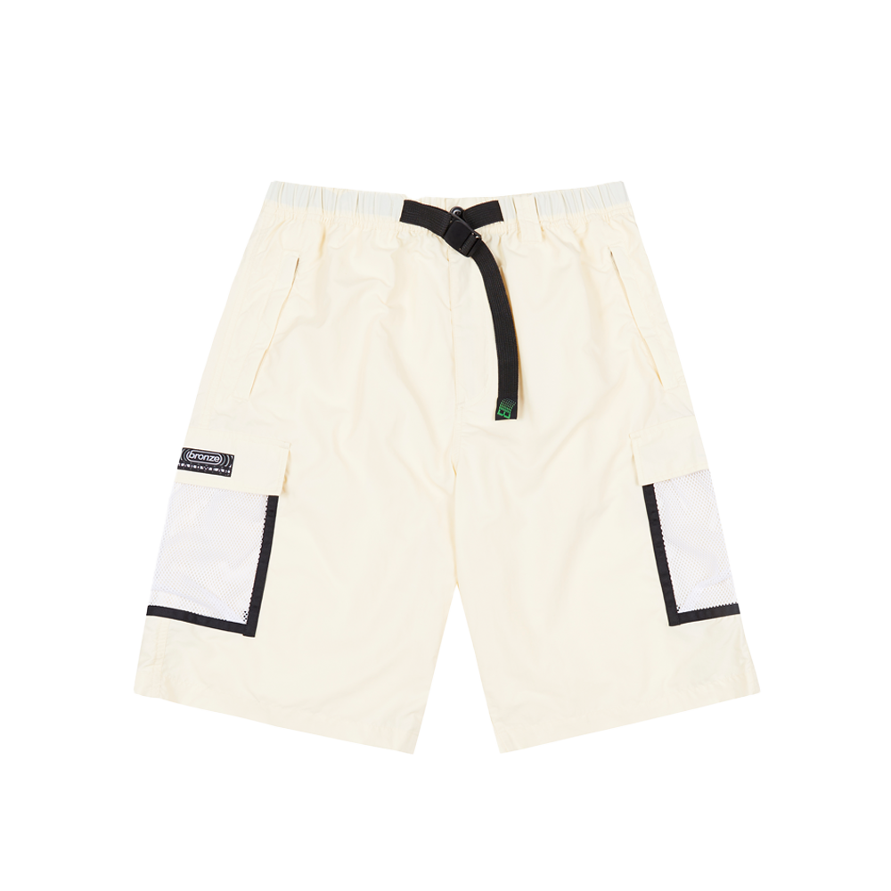 MESH CARGO SHORTS CREAM – BRONZE56K - Main Image