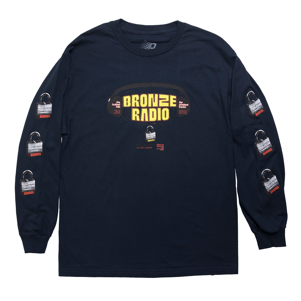 DONT TOUCH THAT FUCKING DIAL LONGSLEEVE NAVY