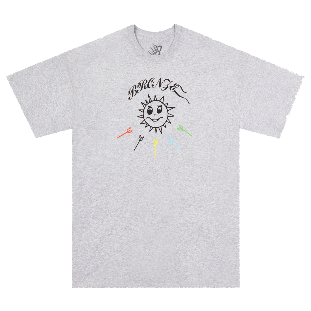 RISE AND SHINE TEE ASH