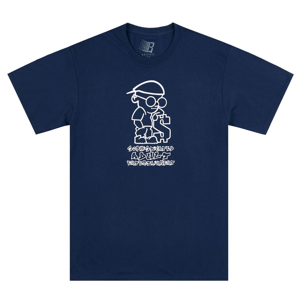 $OPHISTICATED GUY TEE NAVY