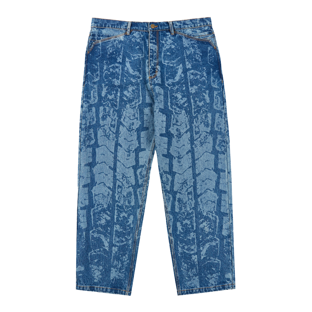 TIRE TRACK DENIM PANTS