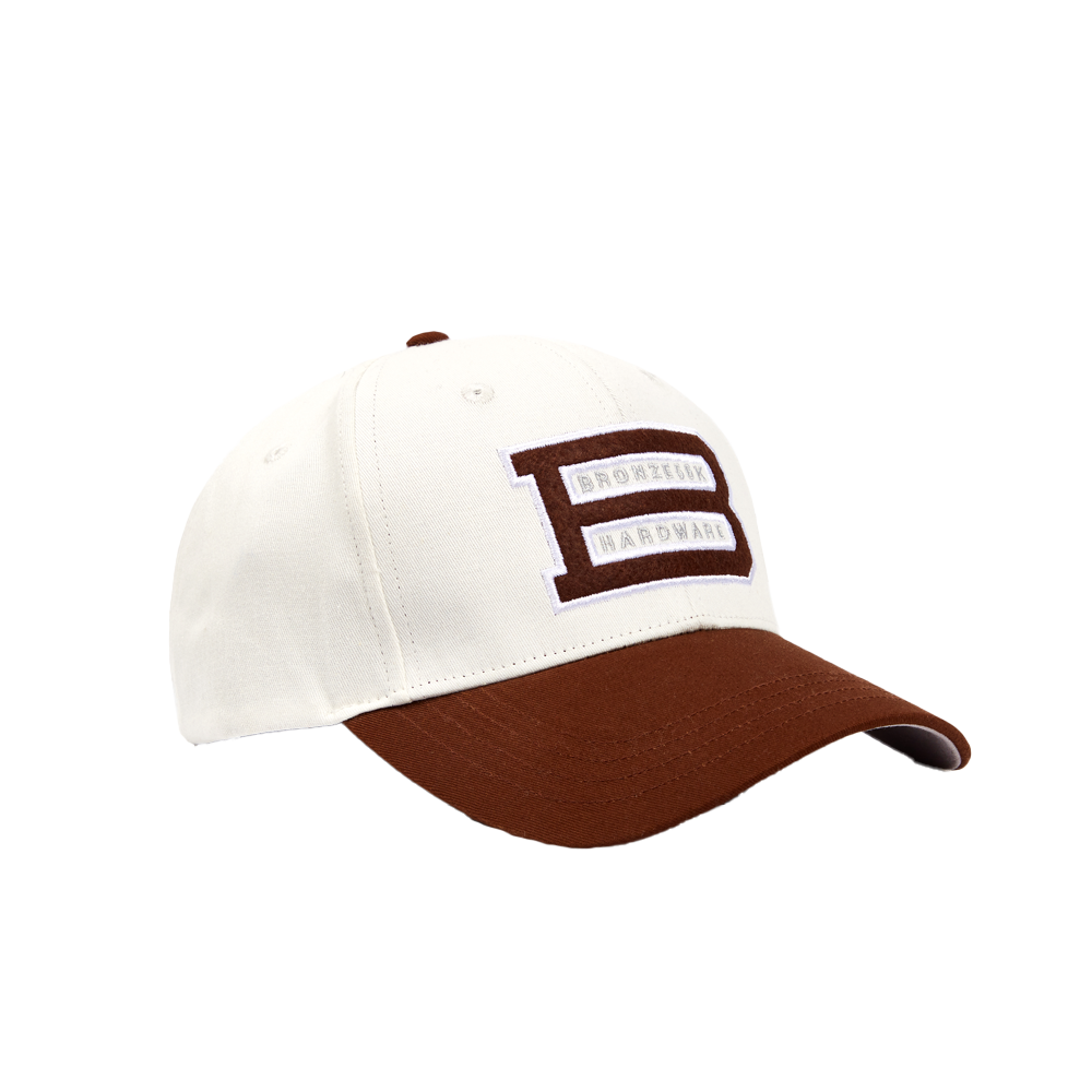 XLB HAT WHITE/BROWN