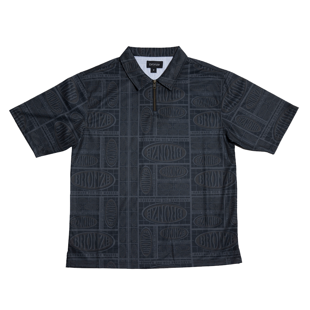 MASSES ZIP POLO BLACK