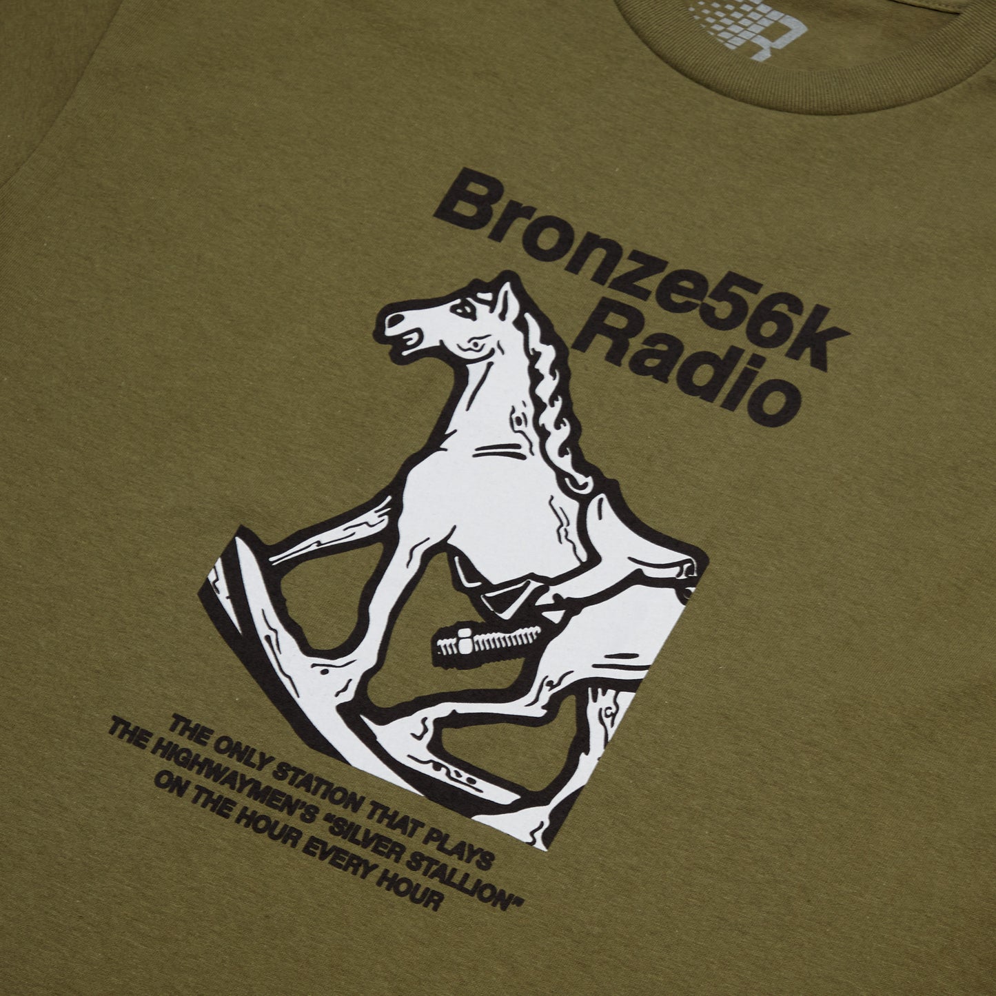 SILVER STATION TEE MILITARY GREEN