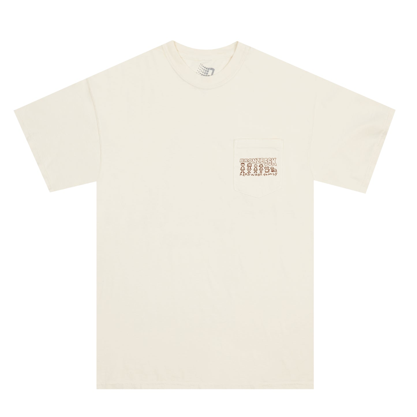 BOB POCKET TEE IVORY