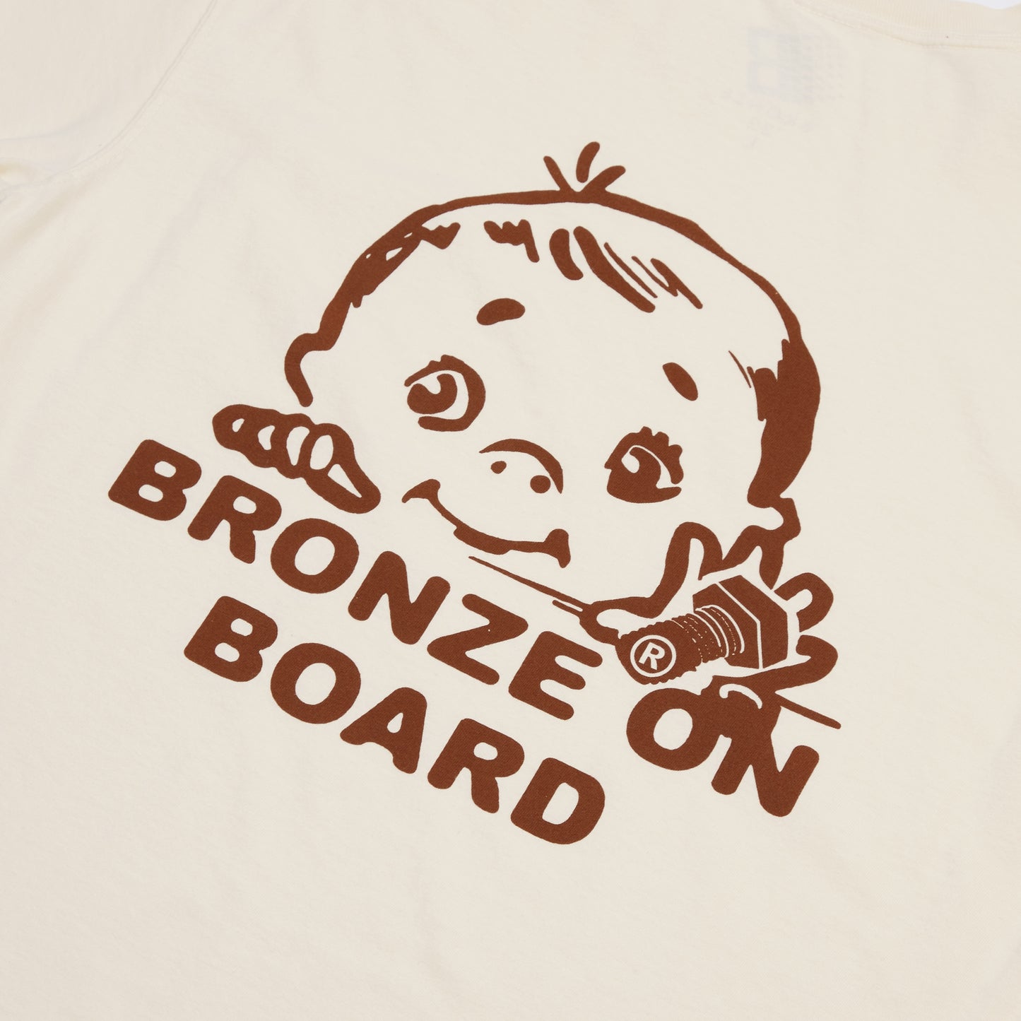 BOB POCKET TEE IVORY