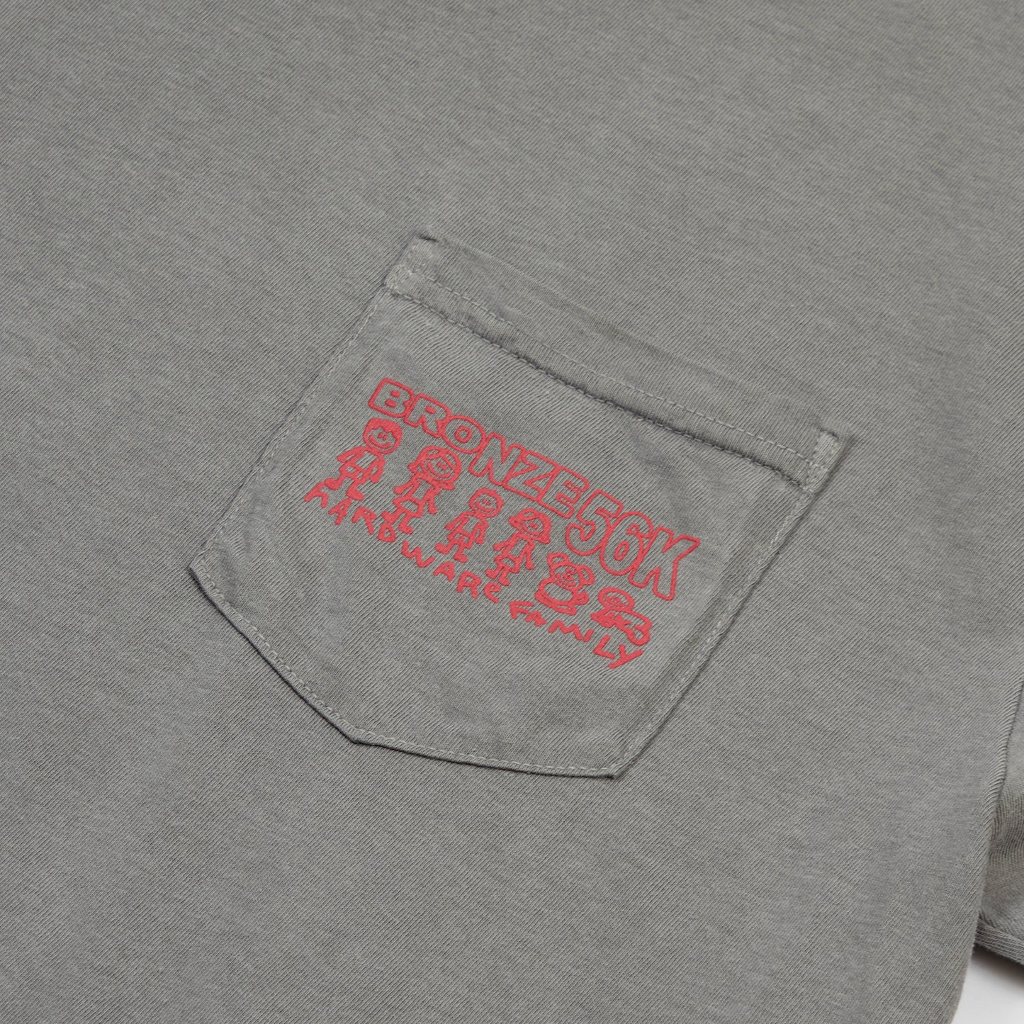 BOB POCKET TEE GREY