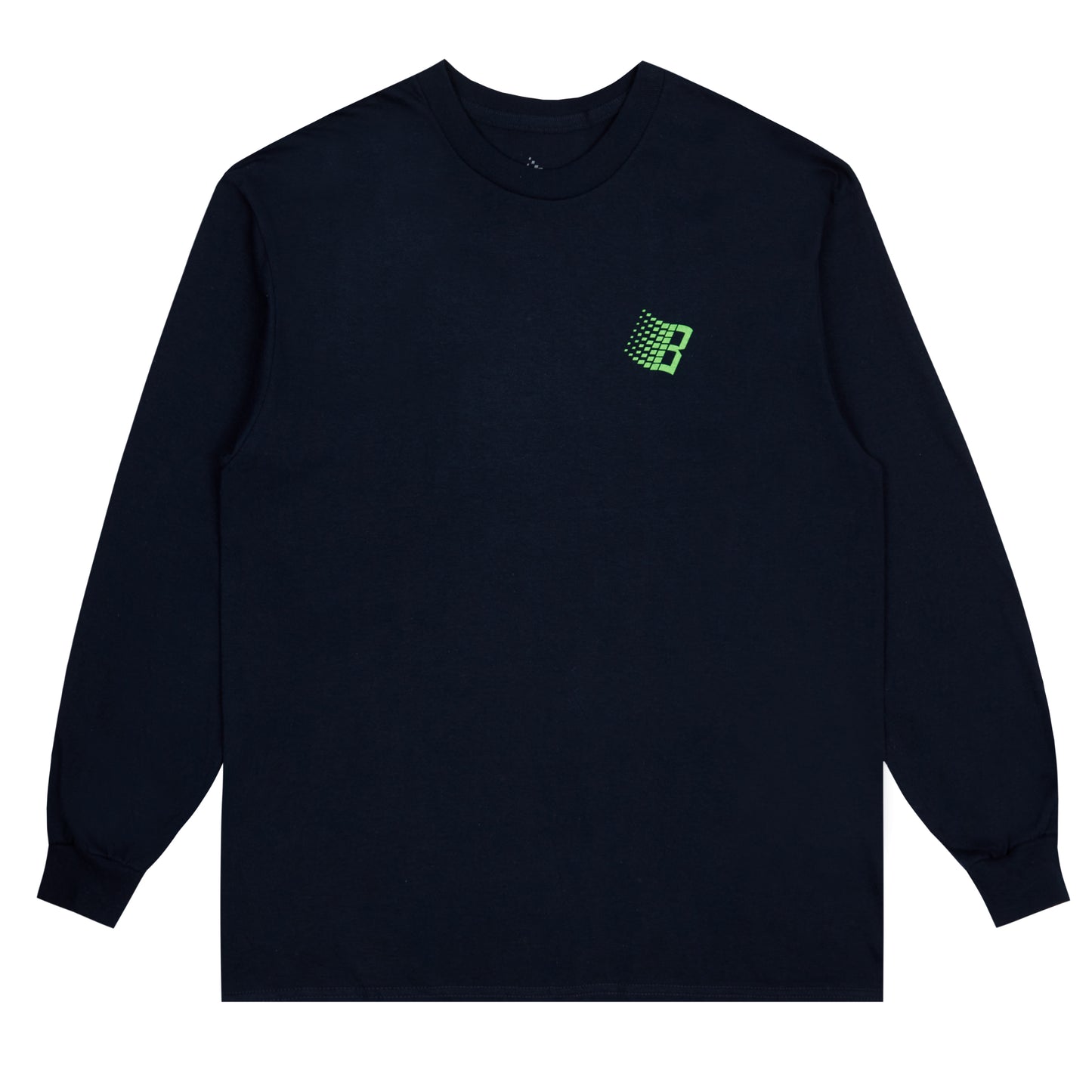 3D B LOGO LONGSLEEVE NAVY