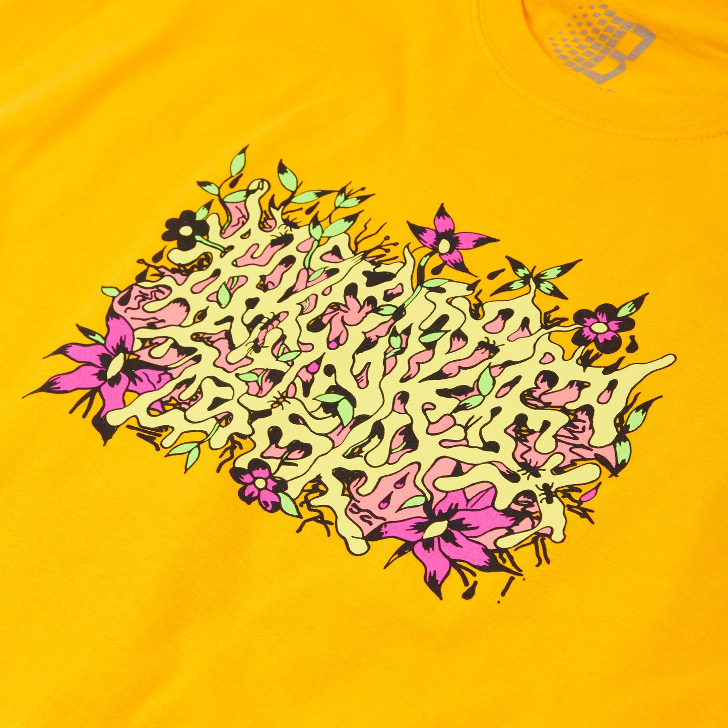 FLORAL BURNER TEE GOLD