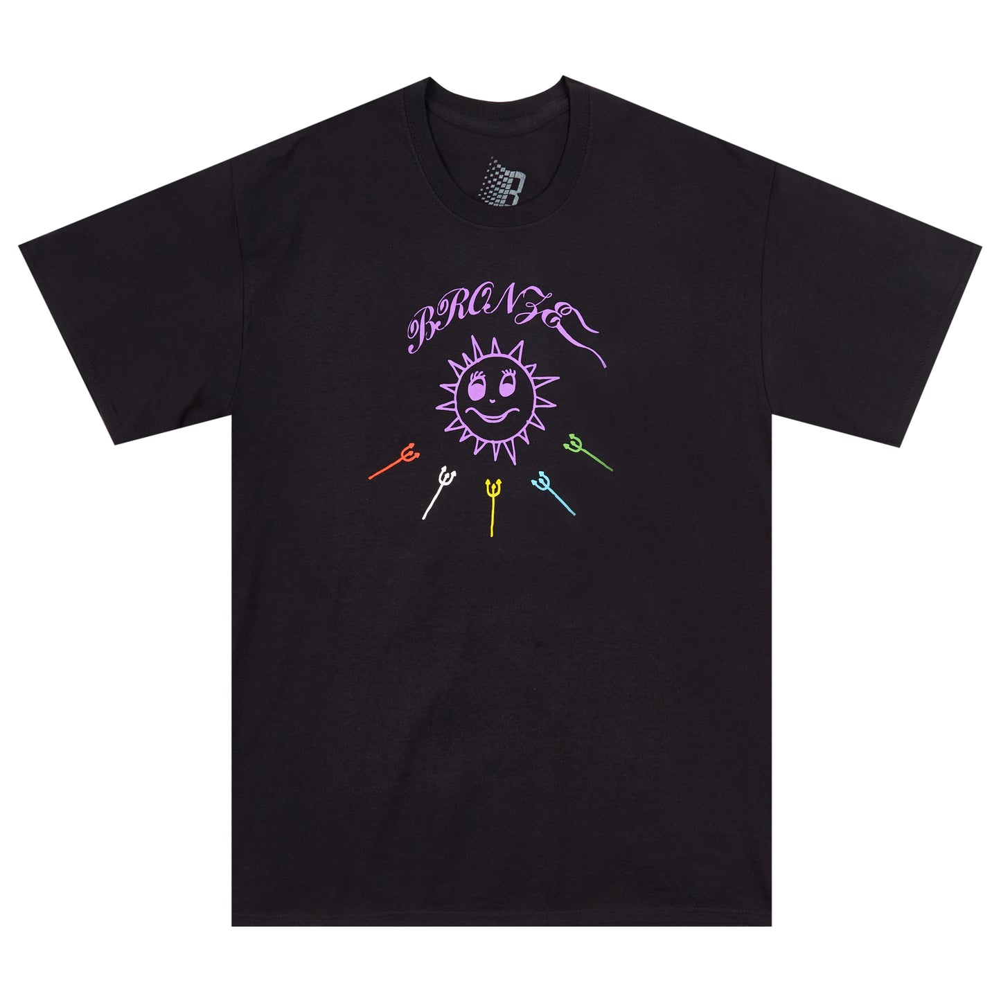 RISE AND SHINE TEE BLACK