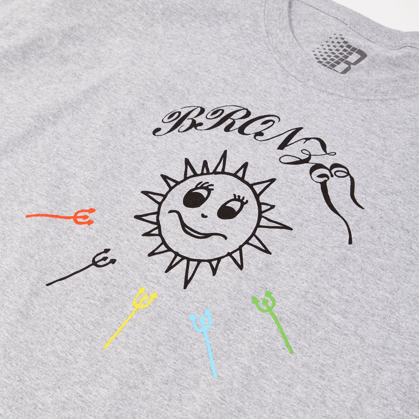 RISE AND SHINE TEE ASH