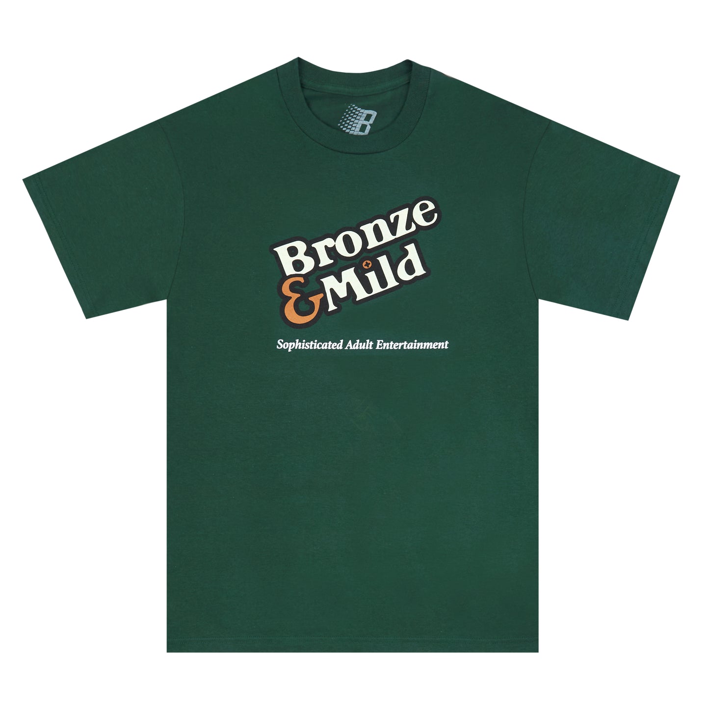 BRONZE & MILD TEE FOREST GREEN