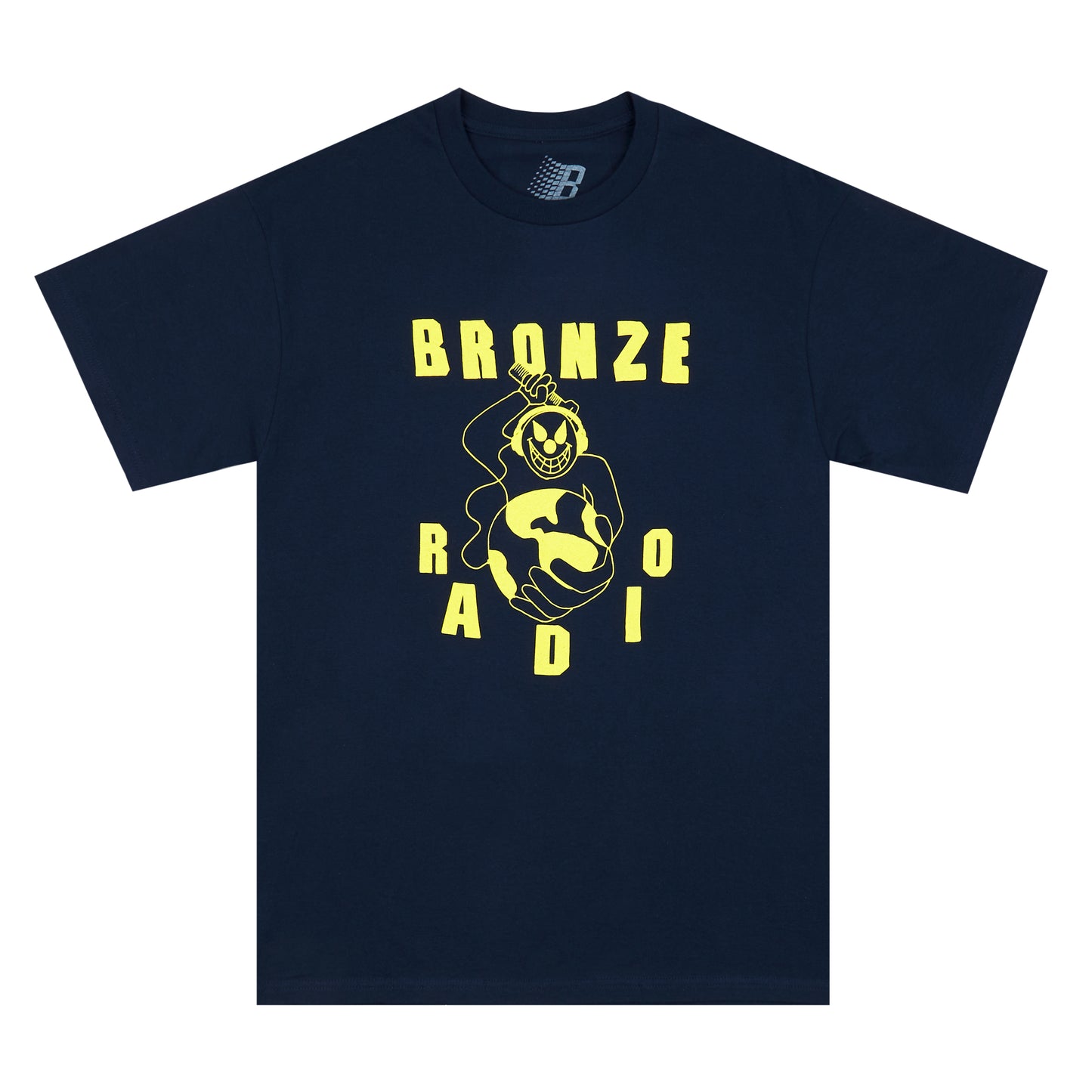 BRONZE FM TEE NAVY