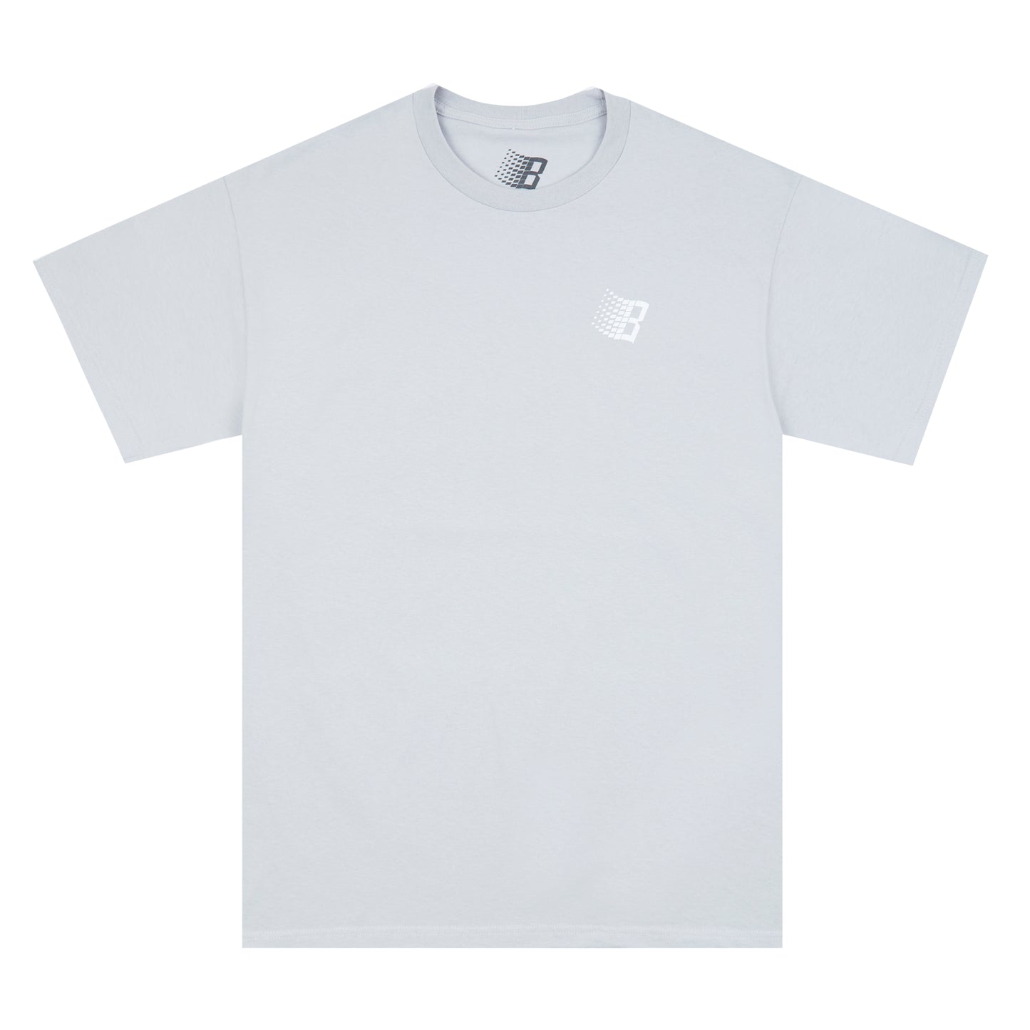 VX B LOGO TEE SILVER