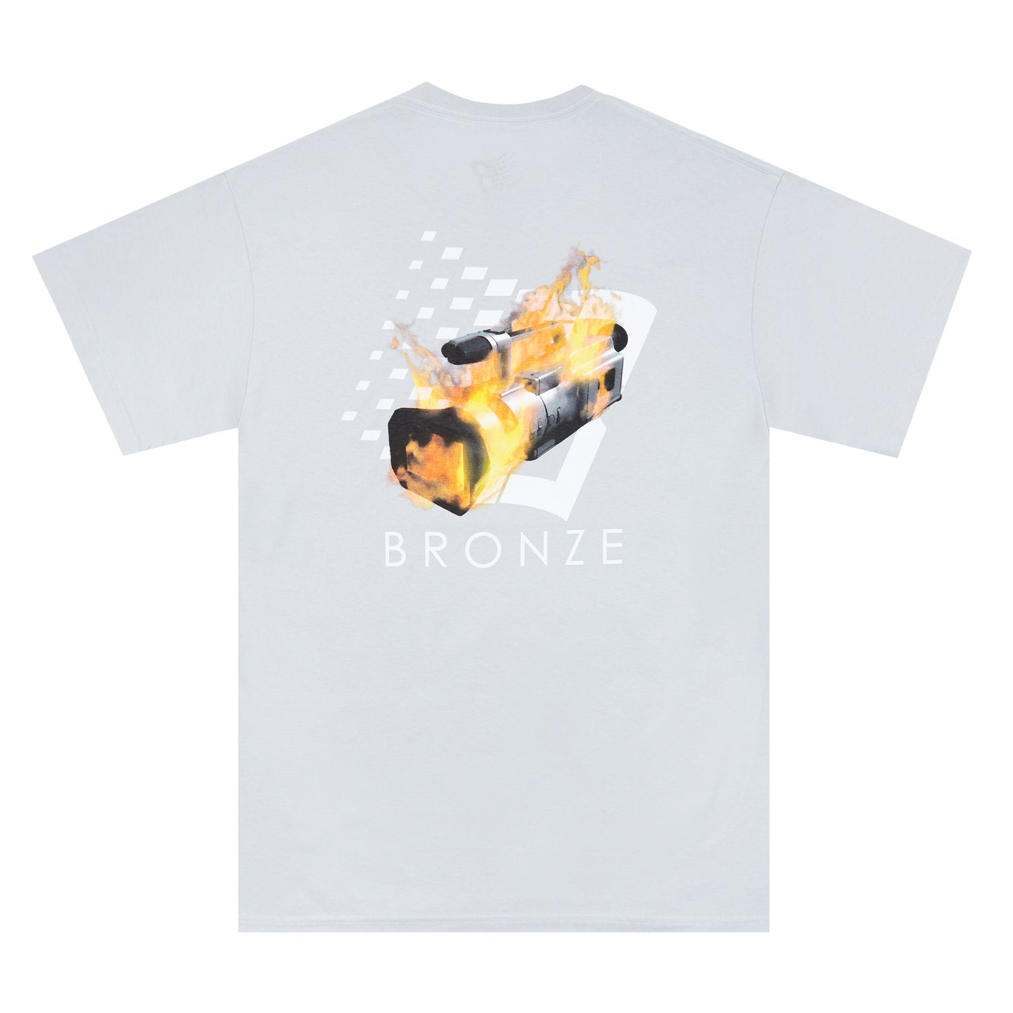 VX B LOGO TEE SILVER