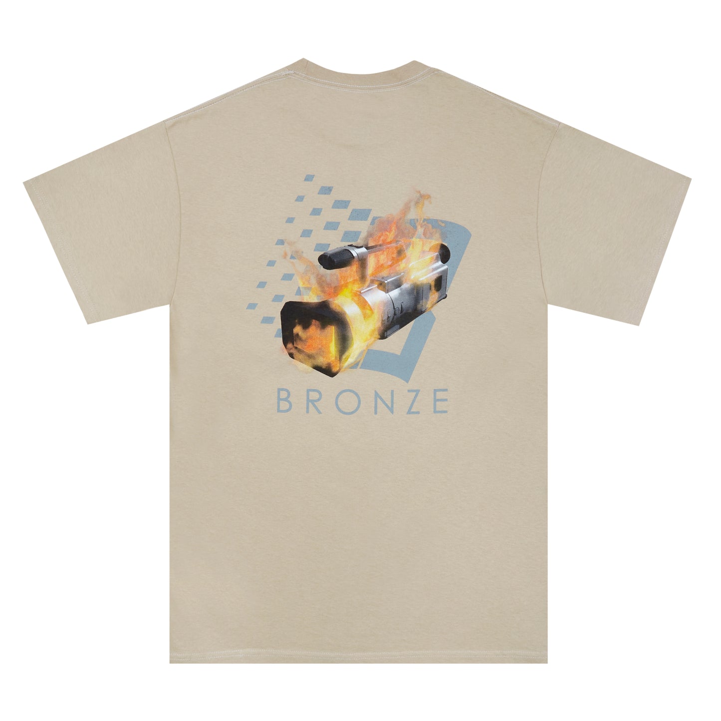 VX B LOGO TEE SAND
