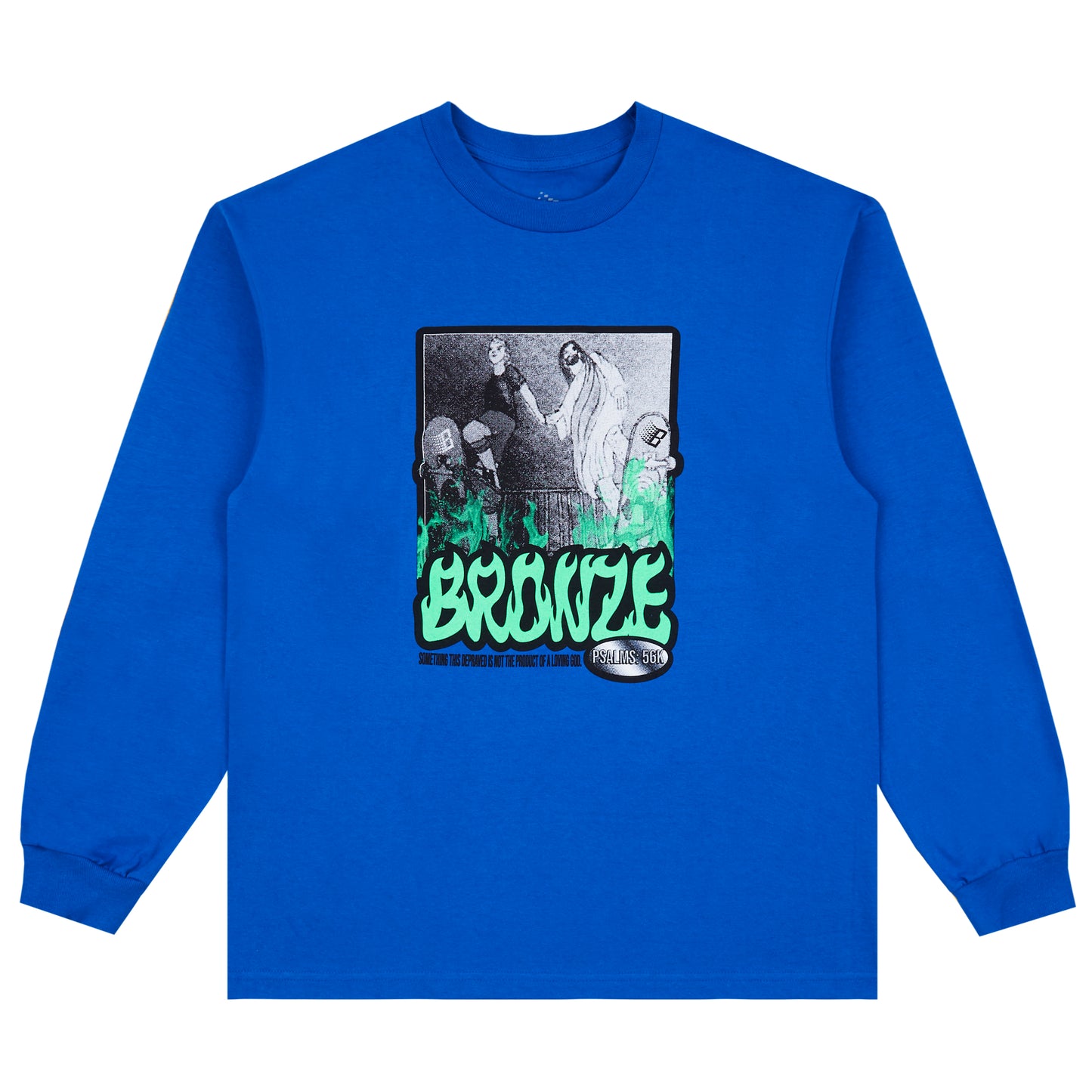 PSALMS 56K LS TEE ROYAL